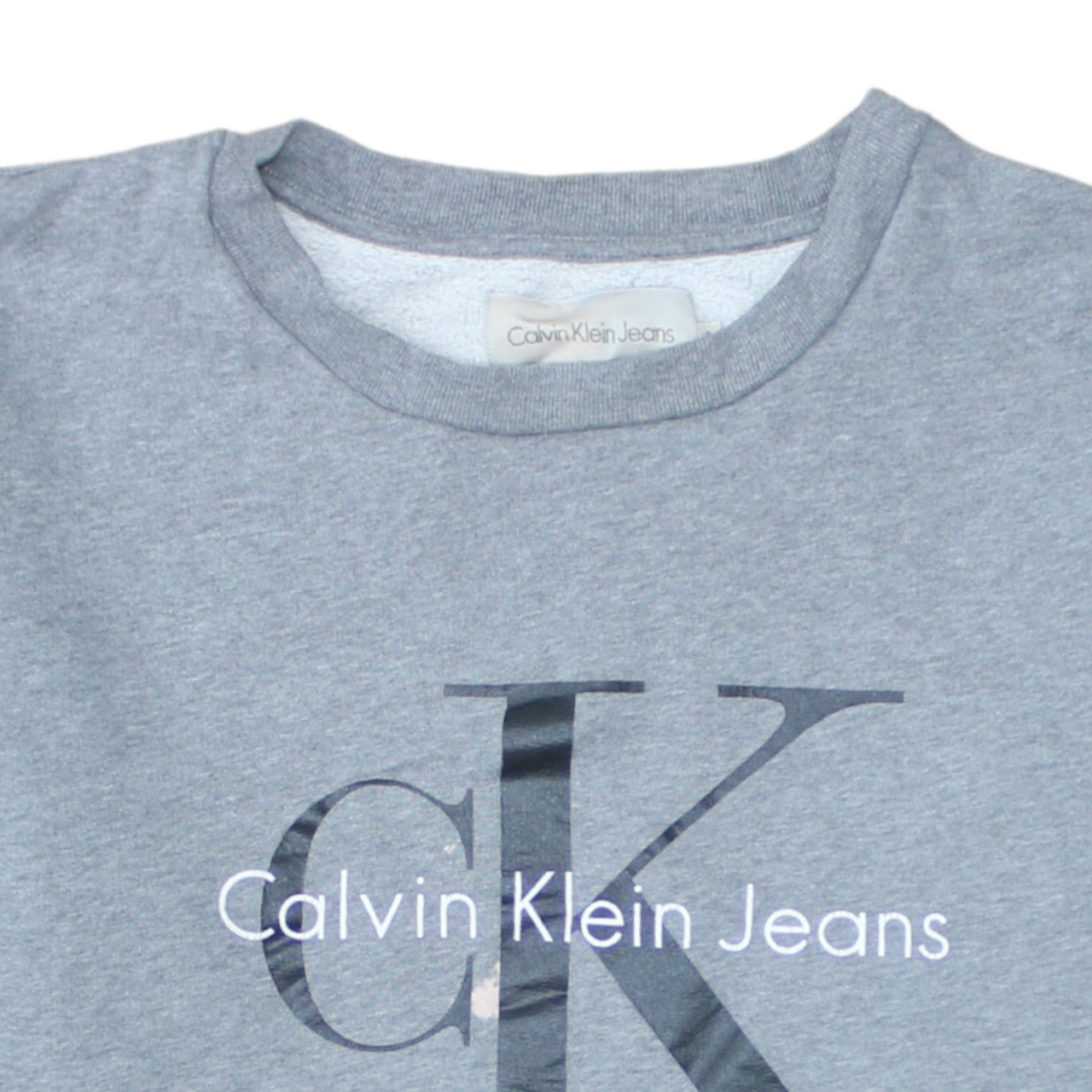 Calvin Klein Jeans Women's Grey Small Pullover Sweatshirt