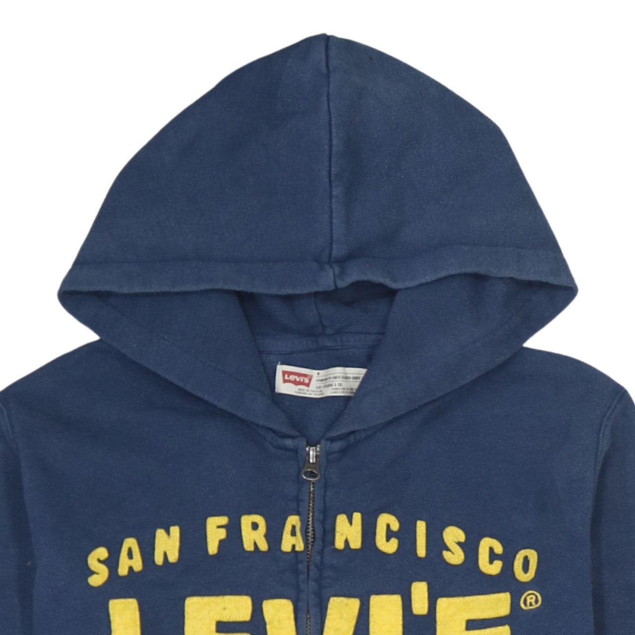 Levi's Men's Blue Full Zip Hoodie M Classic Logo Sweatshirt