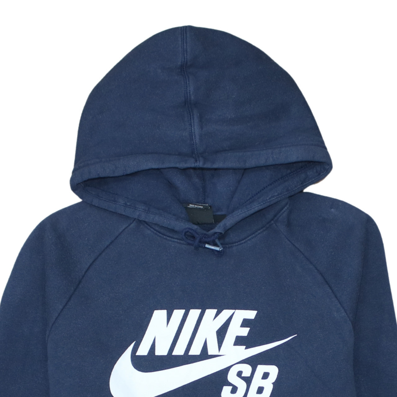 Nike SB Men's Blue Pullover Hoodie Size L Regular Fit Fleece Sports