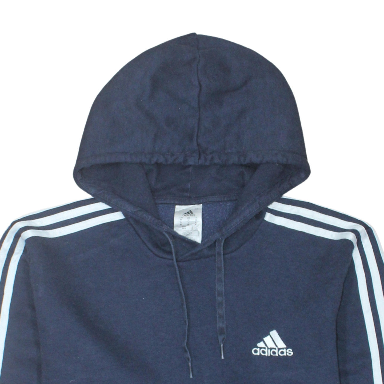 Adidas Men’s Blue Pullover Hoodie Medium Sports Fleece