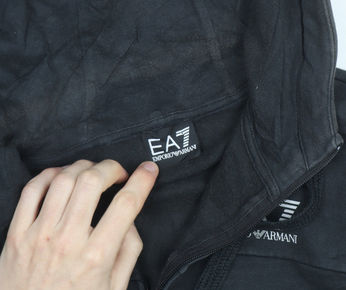Emporio Armani EA7 Men's Black XS Full Zip Hoodie