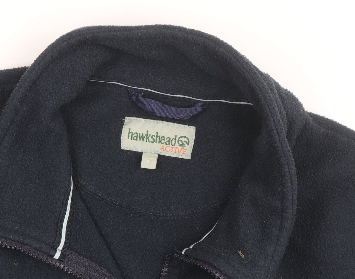 Hawkshead Active Men's Black Fleece Jacket Size M Full Zip Outdoor