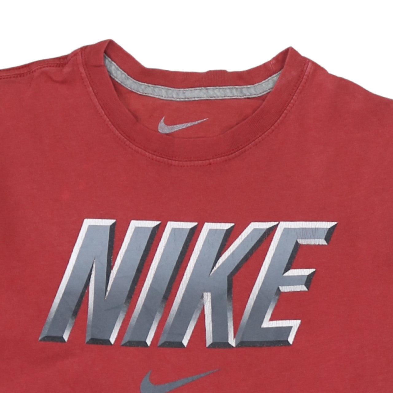 Nike Teens Red Short Sleeve Crew Neck Graphic T-Shirt L