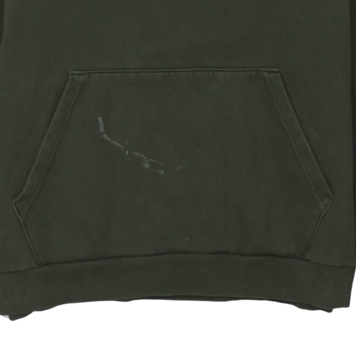 Puma Men's Green Pullover Hoodie M Logo Fleece Sweatshirt