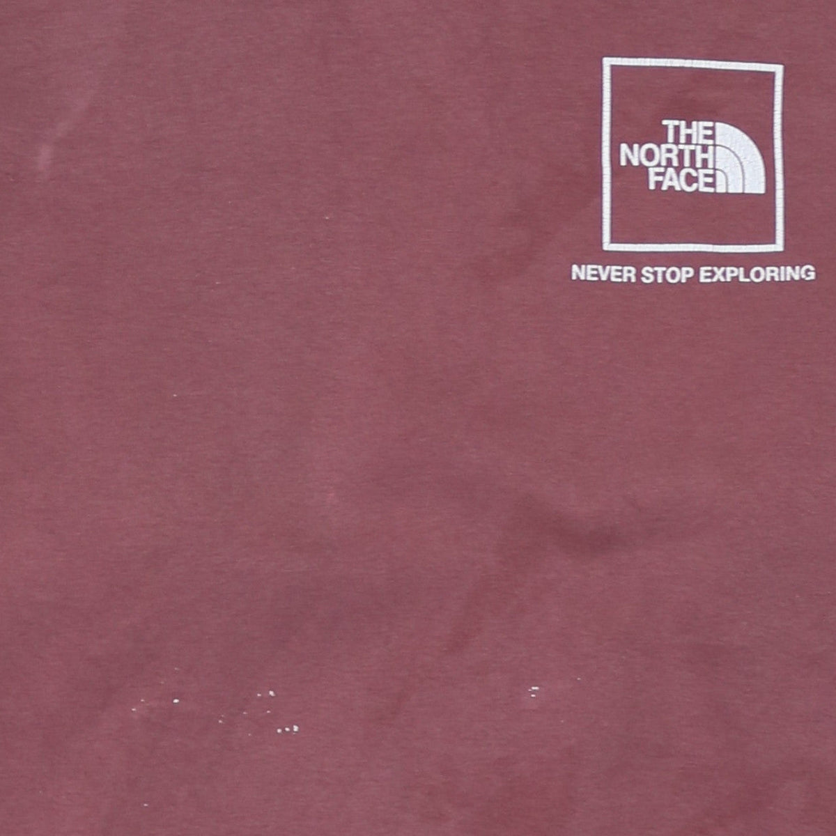 The North Face Womens Burgundy Pullover Hoodie M Logo Print Casual