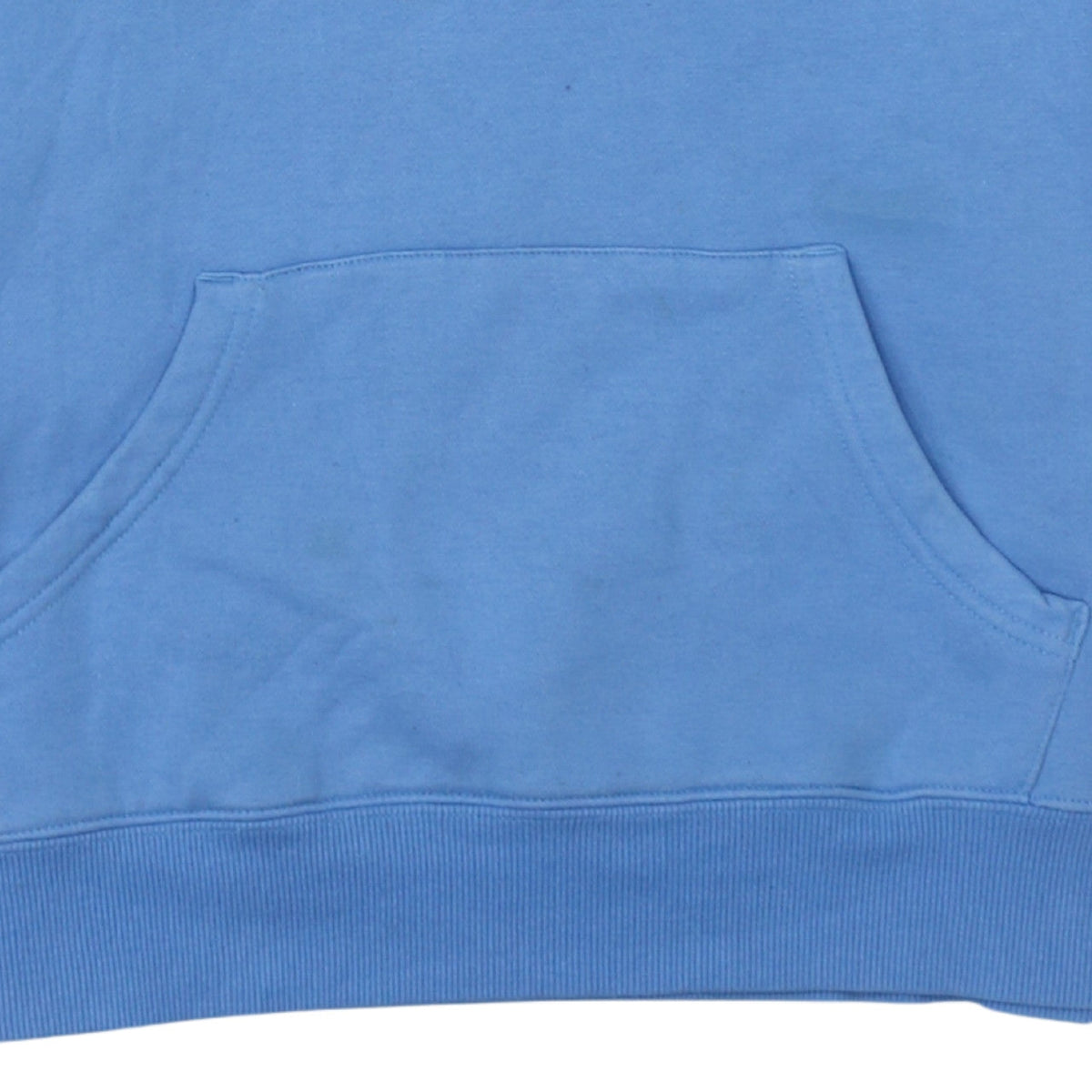 Canterbury Womens Blue Pullover Hoodie Size 10 Logo Print Cotton Blend