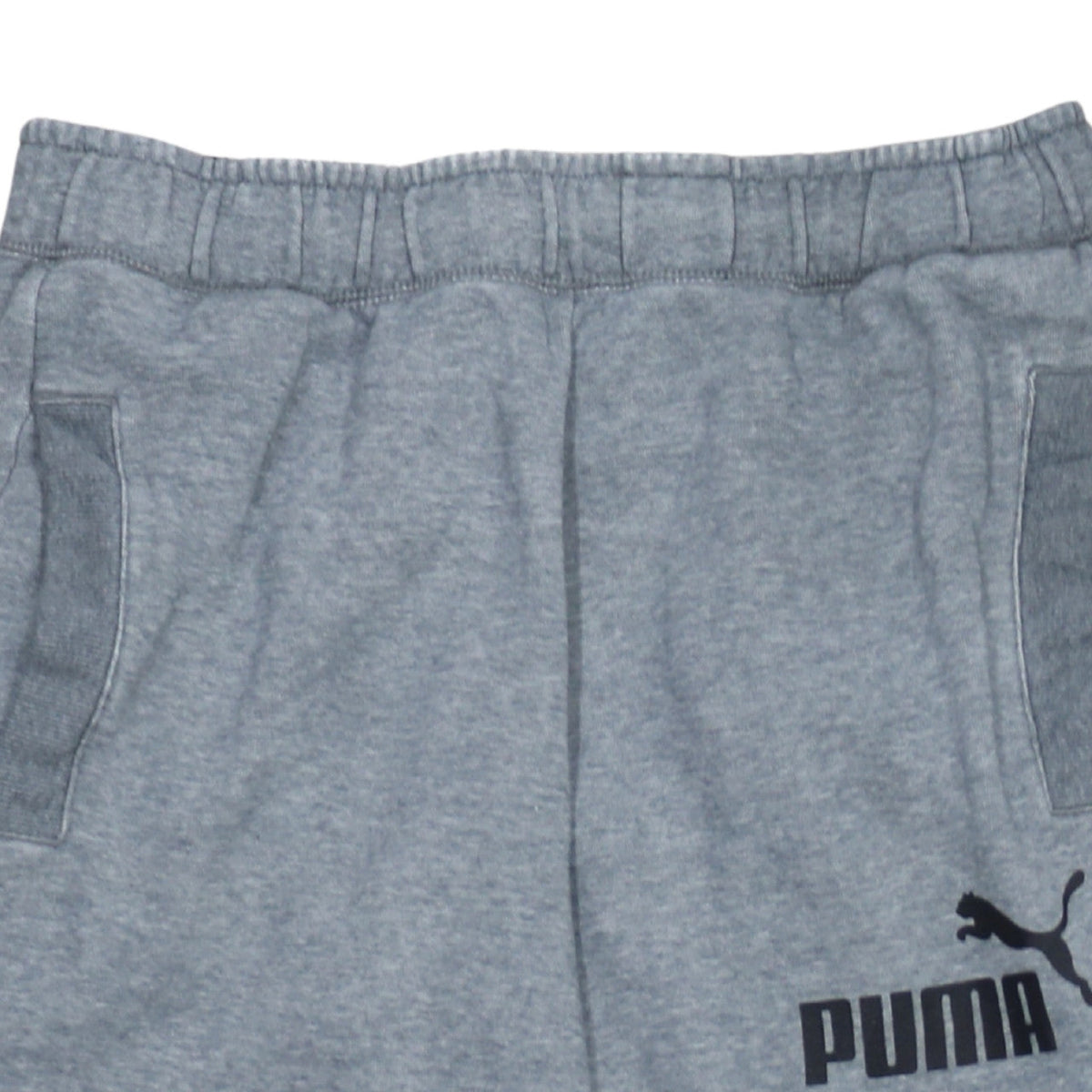 Puma Men's Grey Jogger Sweatpants M Regular Fit Cotton Blend