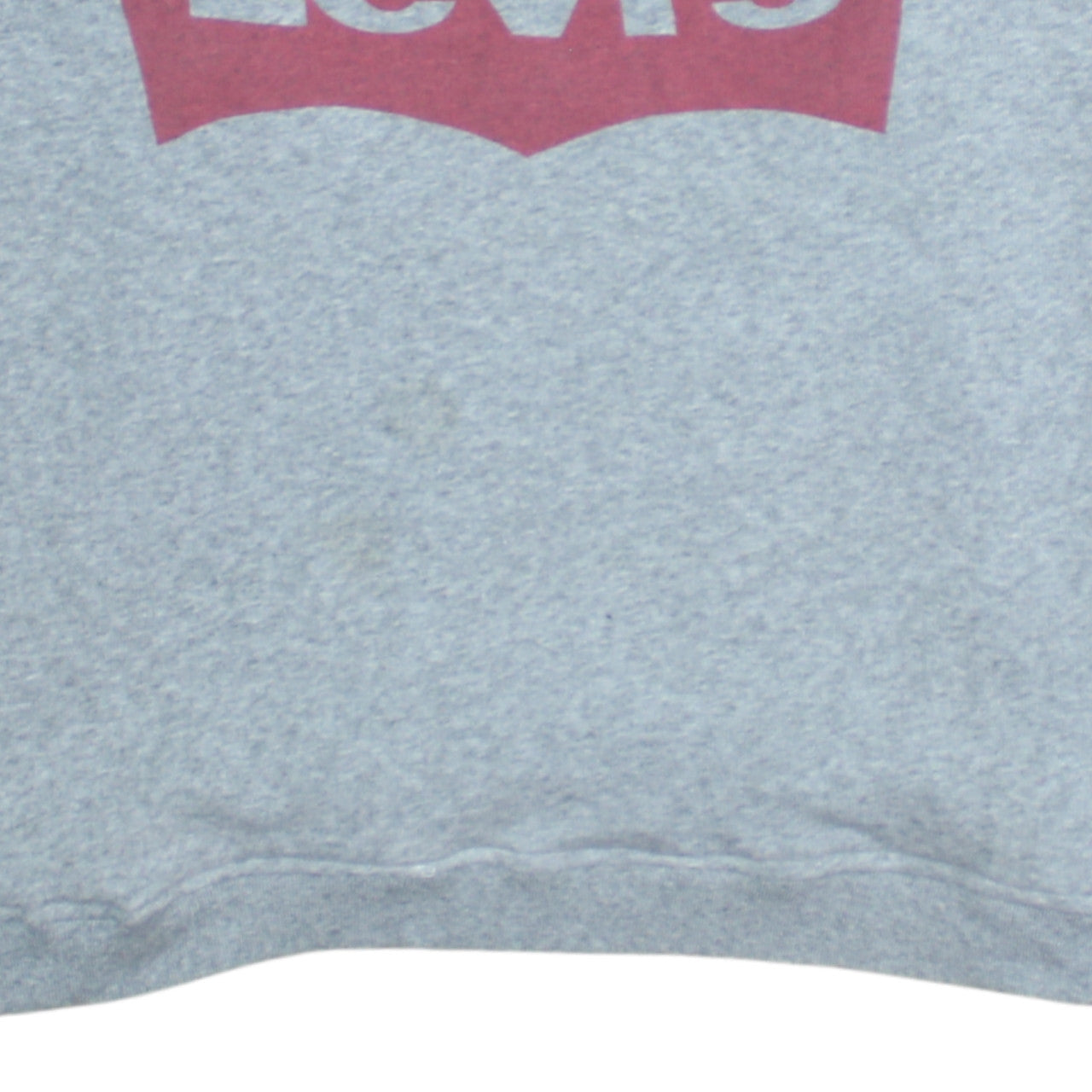 Levi's Men's Grey Logo Crew Neck Pullover Sweatshirt Size L