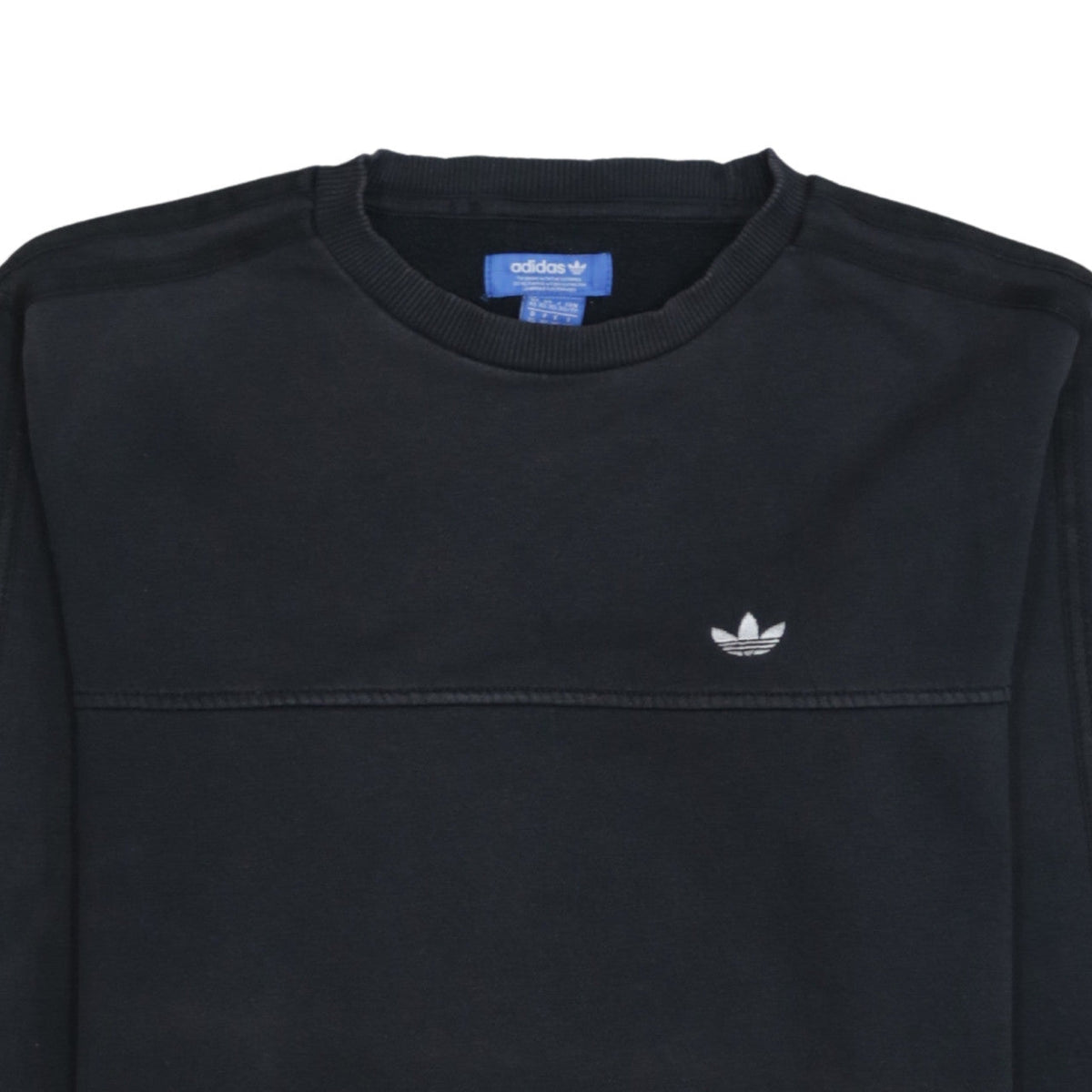 Adidas Men's Black XS Crew Neck Pullover Sweatshirt