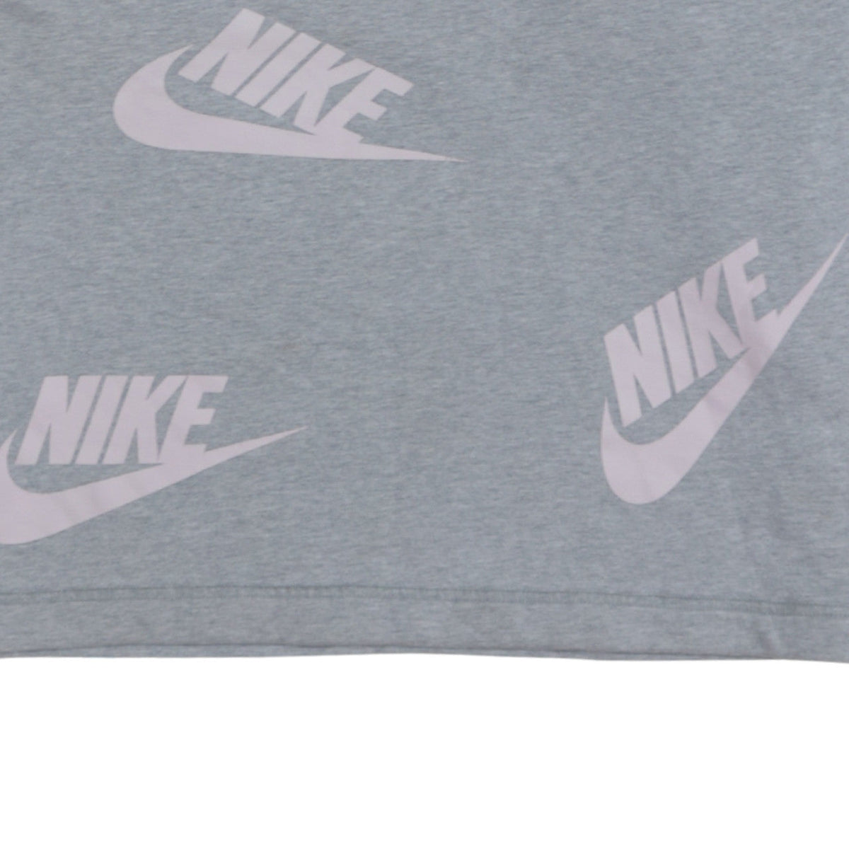 Nike Women’s Grey Cotton Blend Logo Sweatshirt Size S