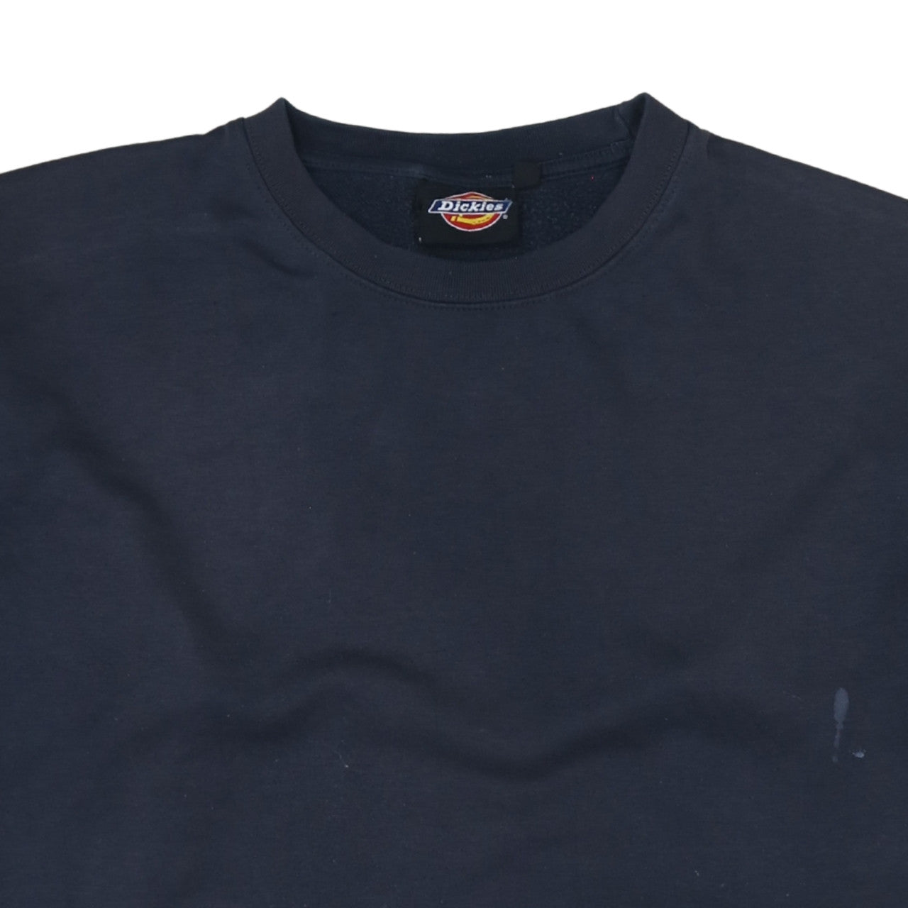 Dickies Men's Blue Crew Neck Pullover Sweatshirt L Regular Fit
