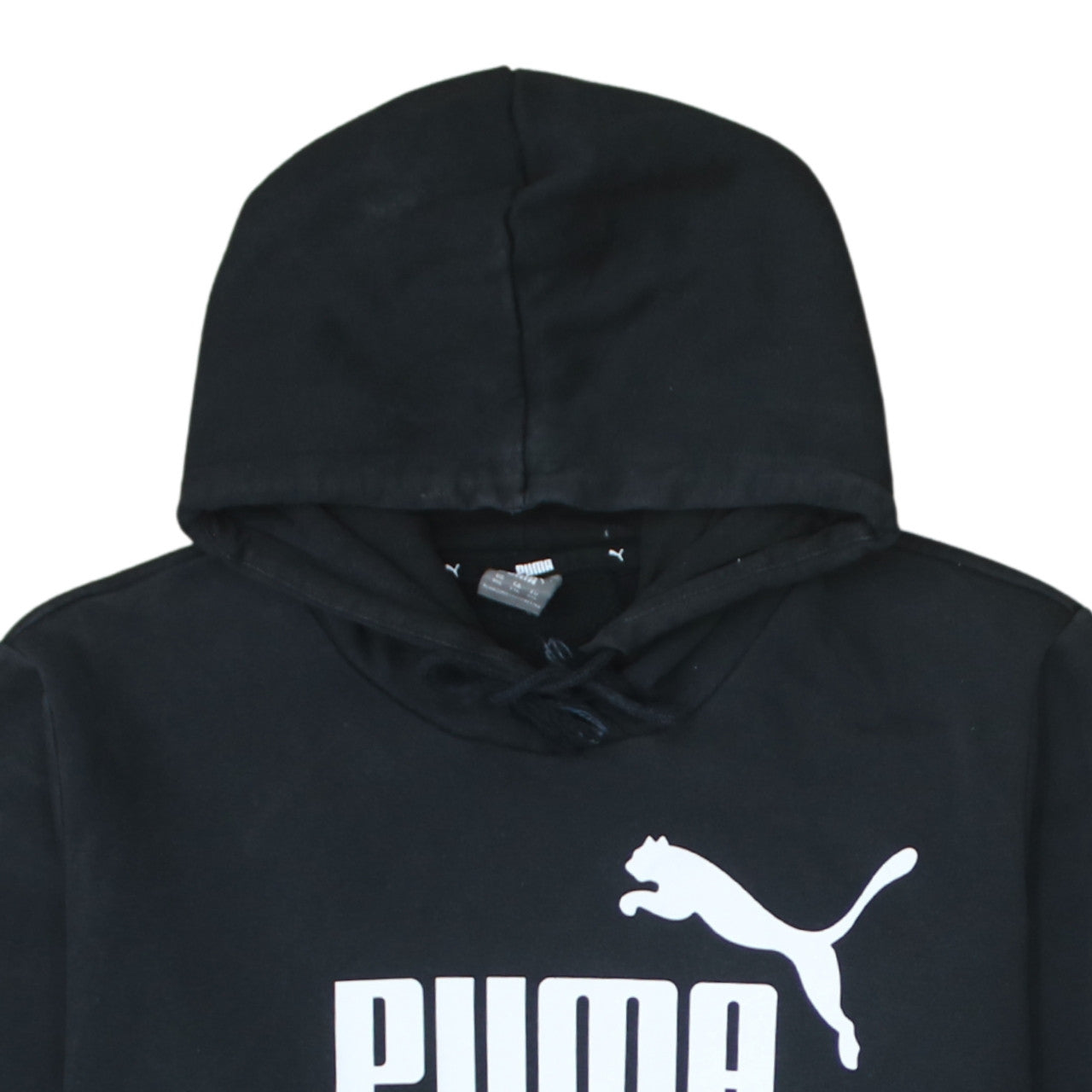 Puma Womens Black XXL Pullover Hoodie Sweatshirt with Logo