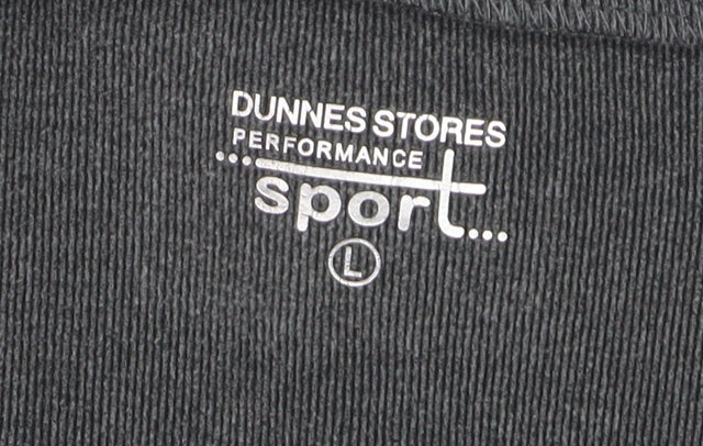 Dunnes Men’s Grey Pullover Hoodie L Performance Sport Style