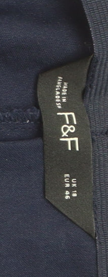 F&F Women Navy Blue Size 18 Skinny Leg Stretch Trousers