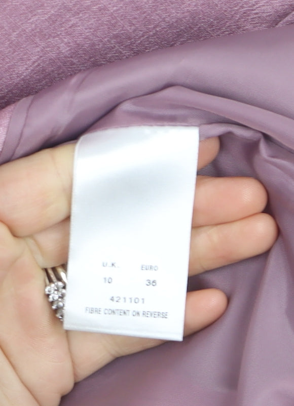 Eastex Womens Pink Single-Breasted Tailored Blazer UK 10