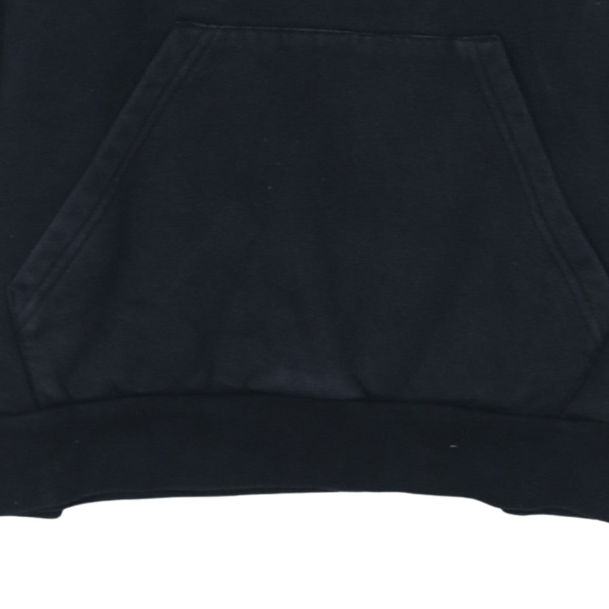 Adidas Boys Black Pullover Hoodie Size 13-14 Years Logo Cotton Blend