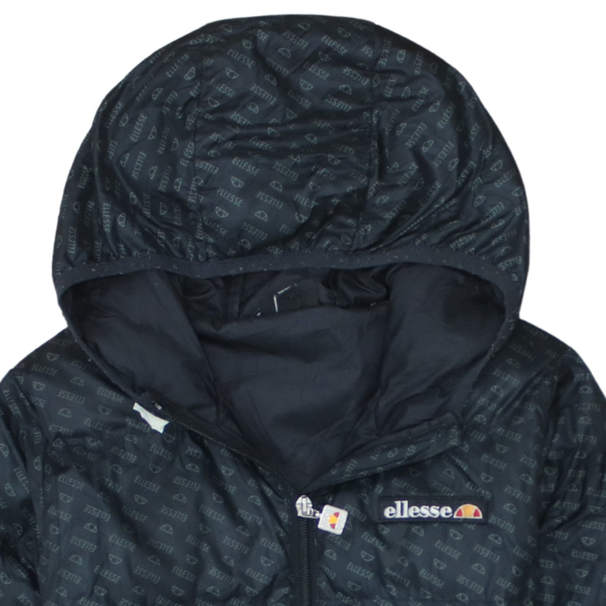 Ellesse Girls Black 12-13 Years Hooded Puffer Jacket