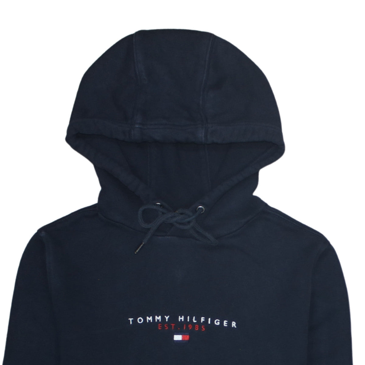 Tommy Hilfiger Men's Blue XS Pullover Hoodie Embroidered Logo