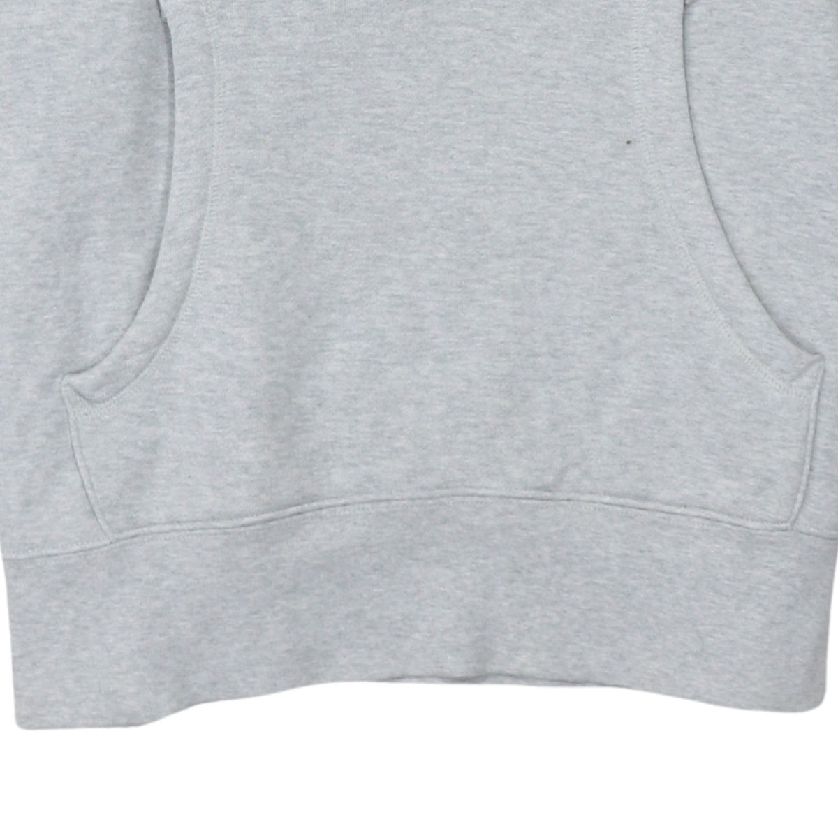 Nike Men's Grey Pullover Hoodie L Embroidered Graphic Cotton