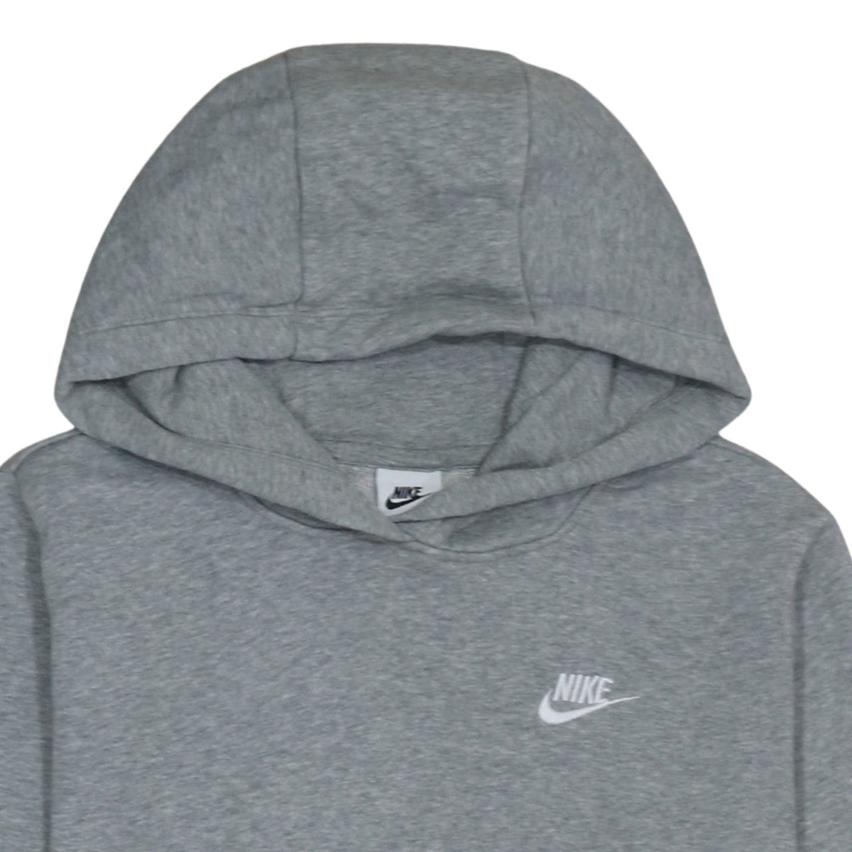 Nike Men's Grey Pullover Hoodie M Regular Fit Sportswear