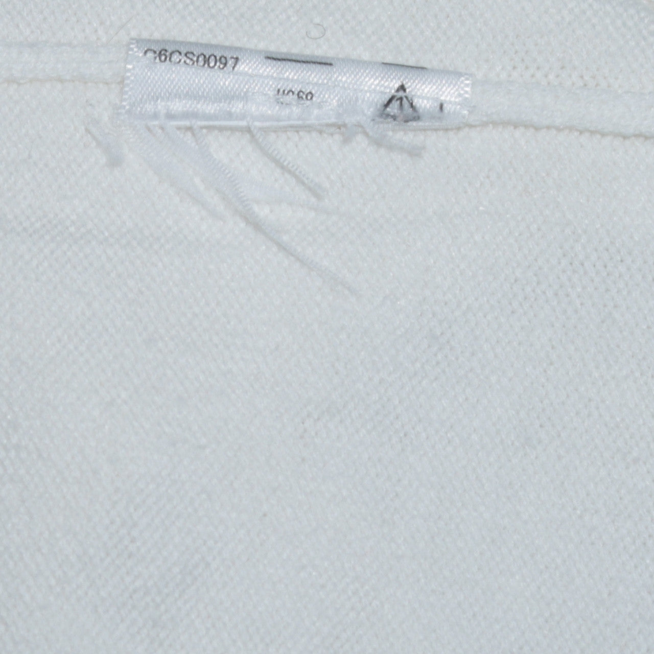 Polo Ralph Lauren Men's White Cotton V-Neck Jumper Size S