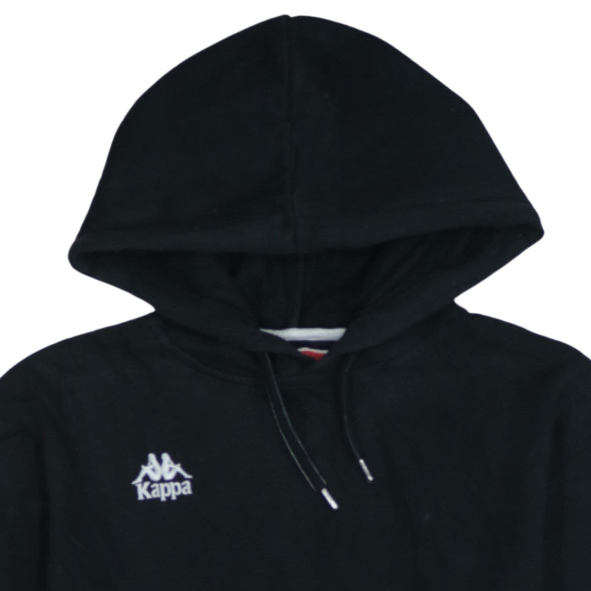 Kappa Men's Black Small Pullover Hoodie Fleece Sweatshirt