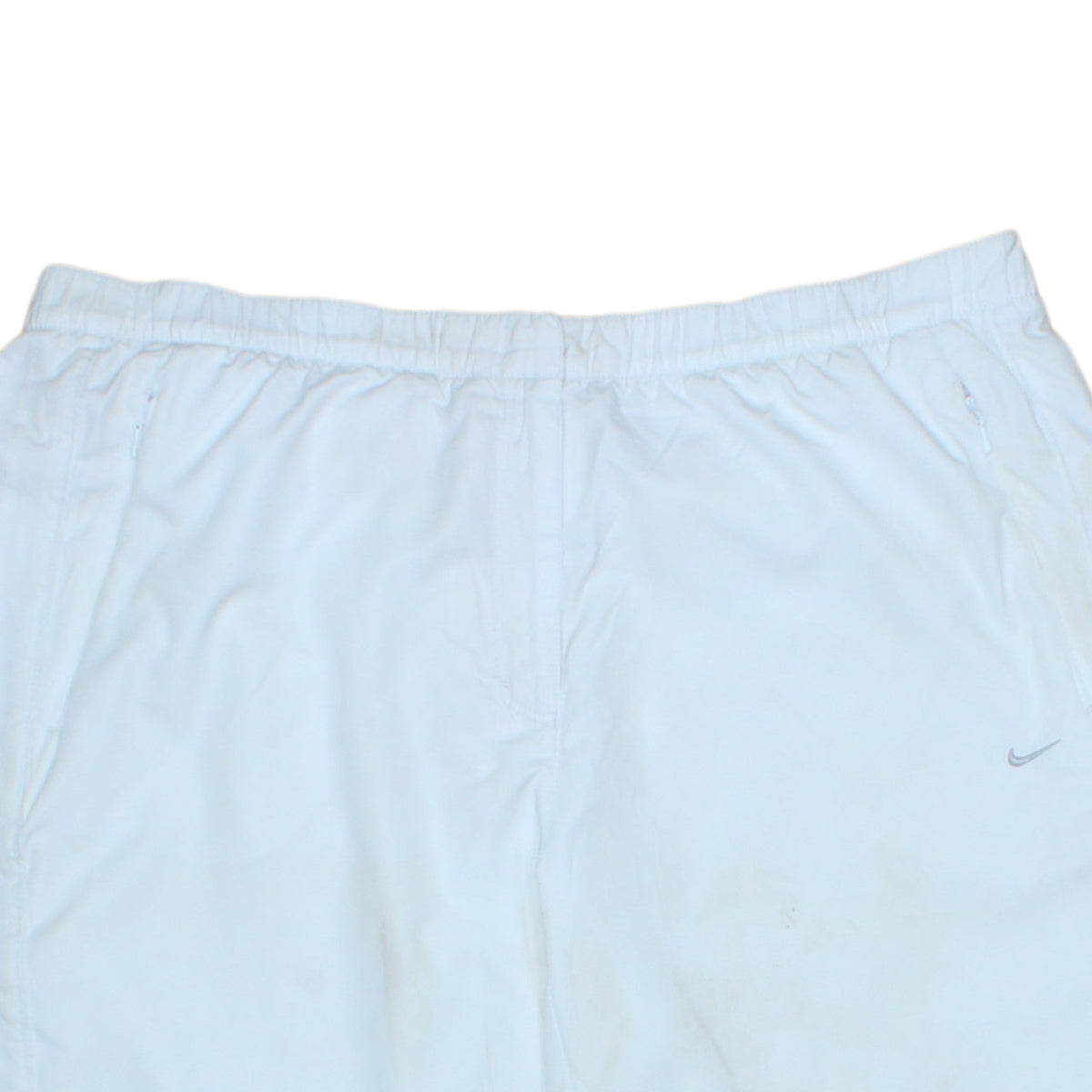 Nike Women White L Athletic Activewear Shorts Lightweight