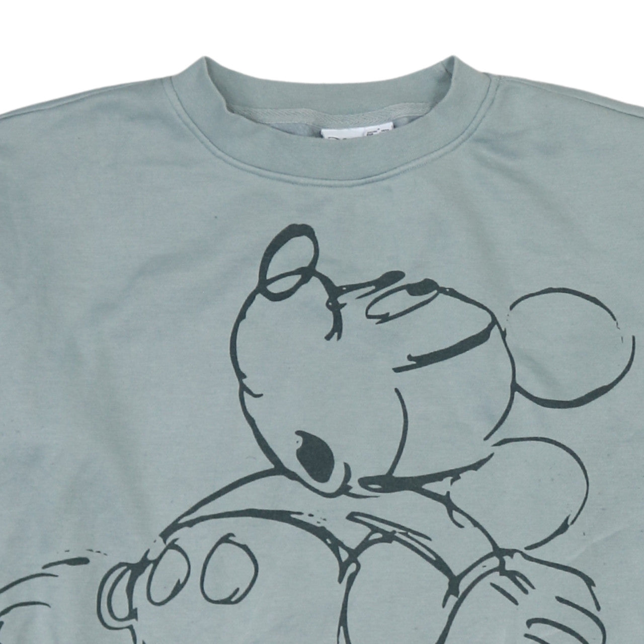 Disney Women’s Grey Mickey Mouse Pullover Sweatshirt Size S 10/12