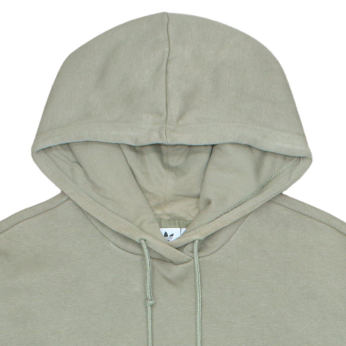 Adidas Men's Beige Pullover Hoodie S Logo Fleece Sweatshirt