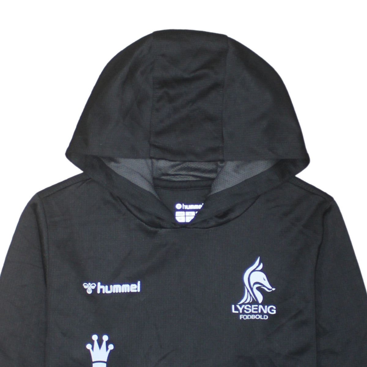 Hummel Boys Black 14 Years Pullover Hoodie Sweatshirt Football Top