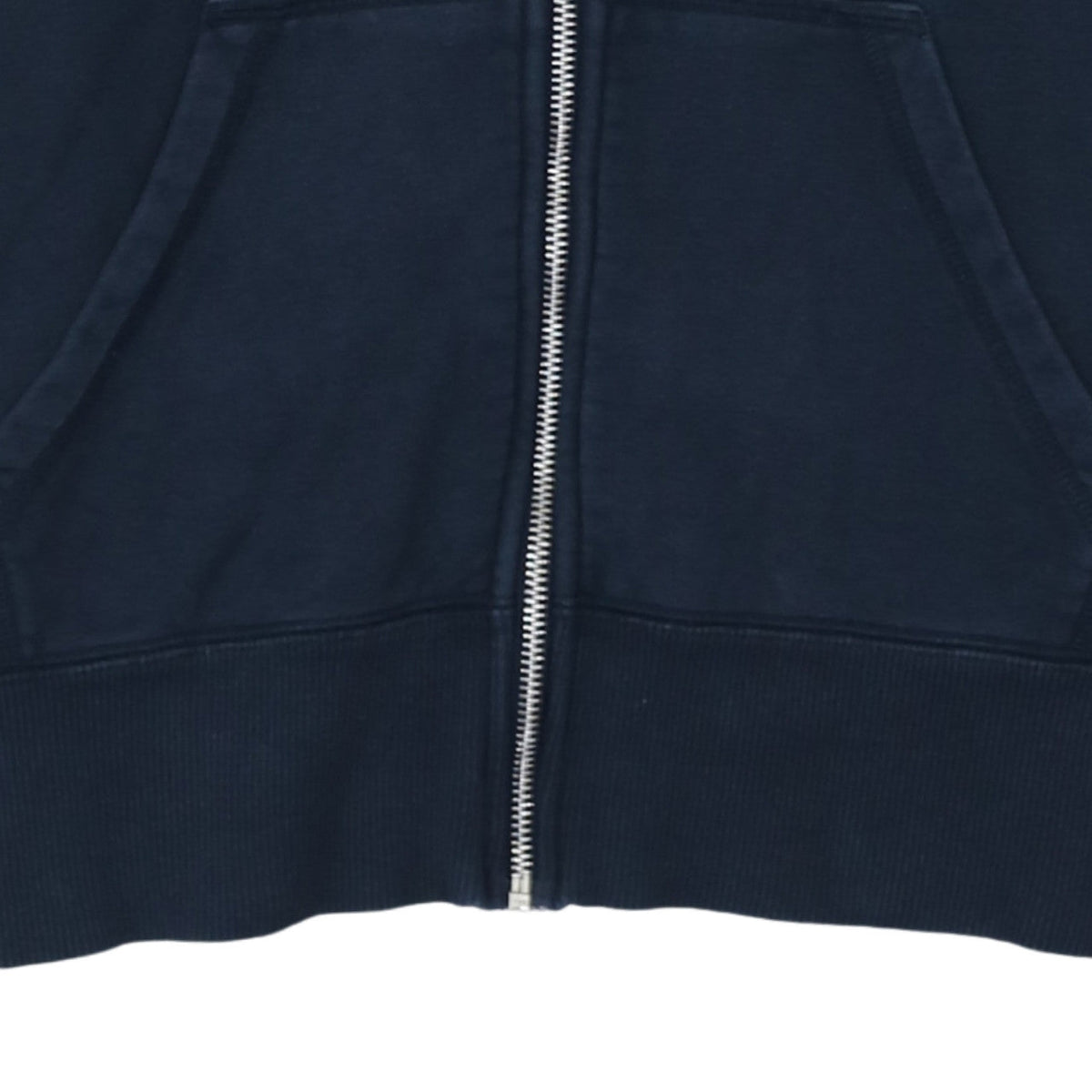 Nike Men's Blue Full Zip Hoodie S Regular Fit Cotton