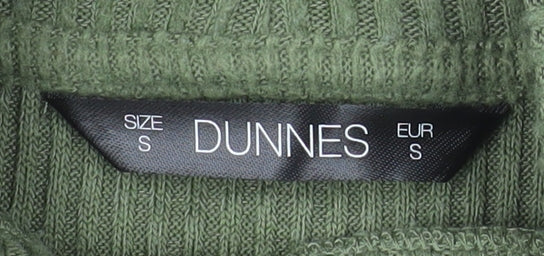 Dunnes Women’s Green Mock Neck Long Sleeve Pullover Jumper Size S