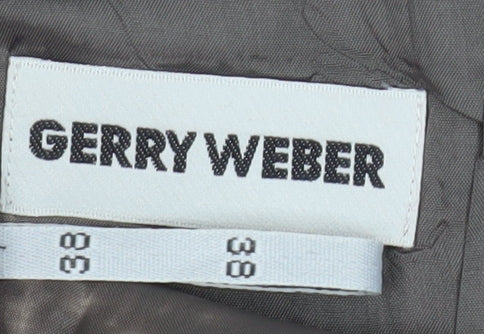 Gerry Weber Women’s Black Leather Pencil Skirt Size 10