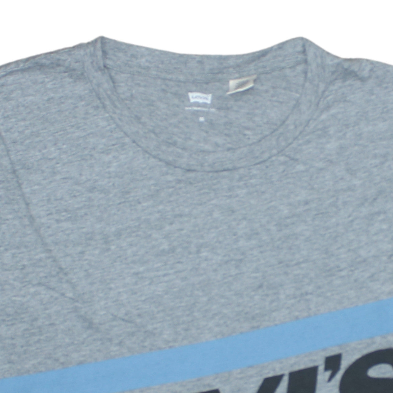 Levi's Men's Grey XS Graphic Print Crew Neck T-Shirt