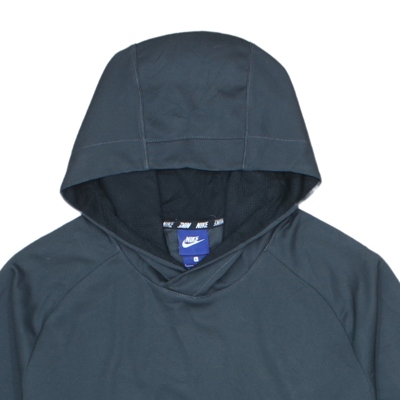 Nike Men's Blue Pullover Hoodie Size L Sportswear Lightweight