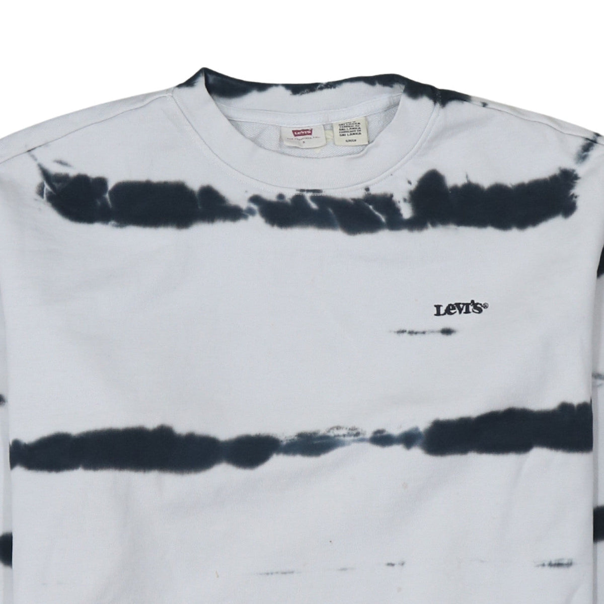Levi's Men's Multicoloured Tie-Dye Crew Neck Sweatshirt Size S