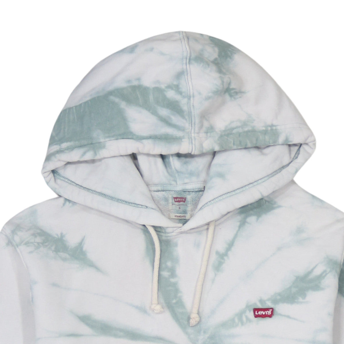 Levi's Men's White Tie Dye Pullover Hoodie Size S