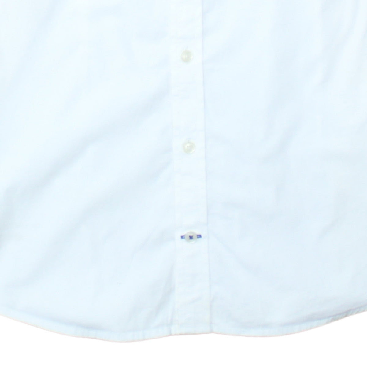 Tommy Hilfiger Men’s White Slim Fit Stretch Button-Up Shirt Size S