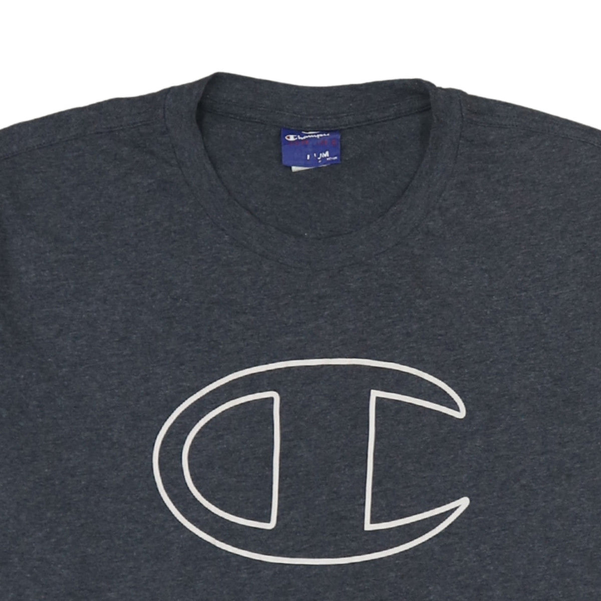 Champion Men Grey M Short Sleeve Crew Neck Sports T-Shirt