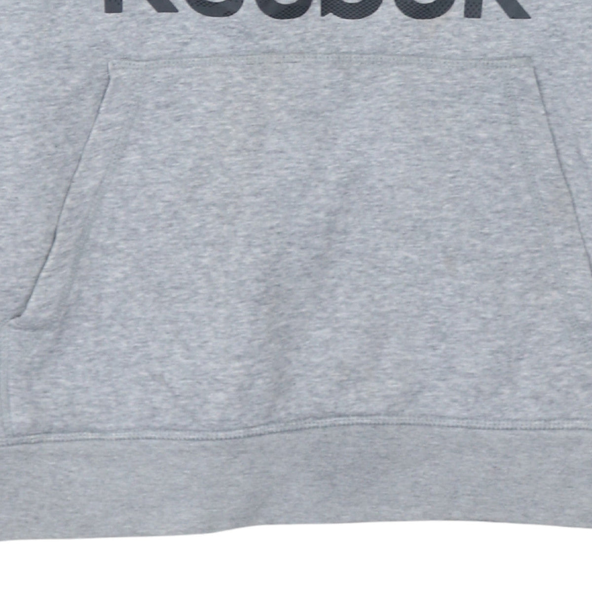 Reebok Mens Grey Pullover Hoodie Medium Sportswear Sweatshirt