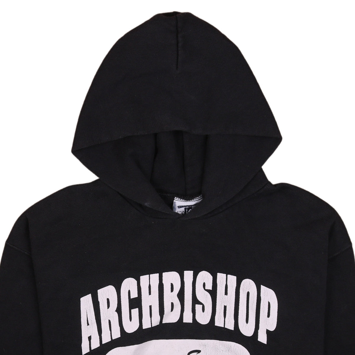 Lee Men's Black Pullover Hoodie L Logo Sports Graphic Vintage