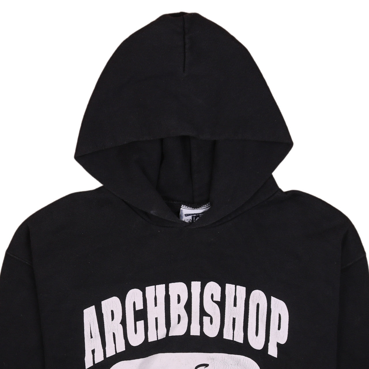 Lee Men's Black Pullover Hoodie L Logo Sports Graphic Vintage