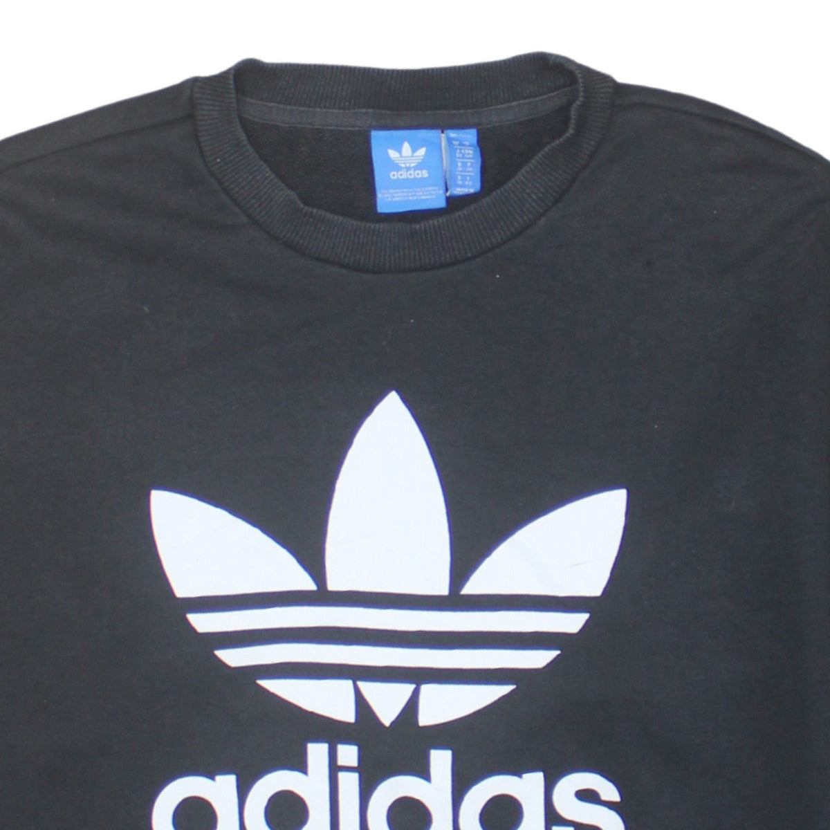 Adidas Women’s Black Crew Neck Pullover Sweatshirt Size 10