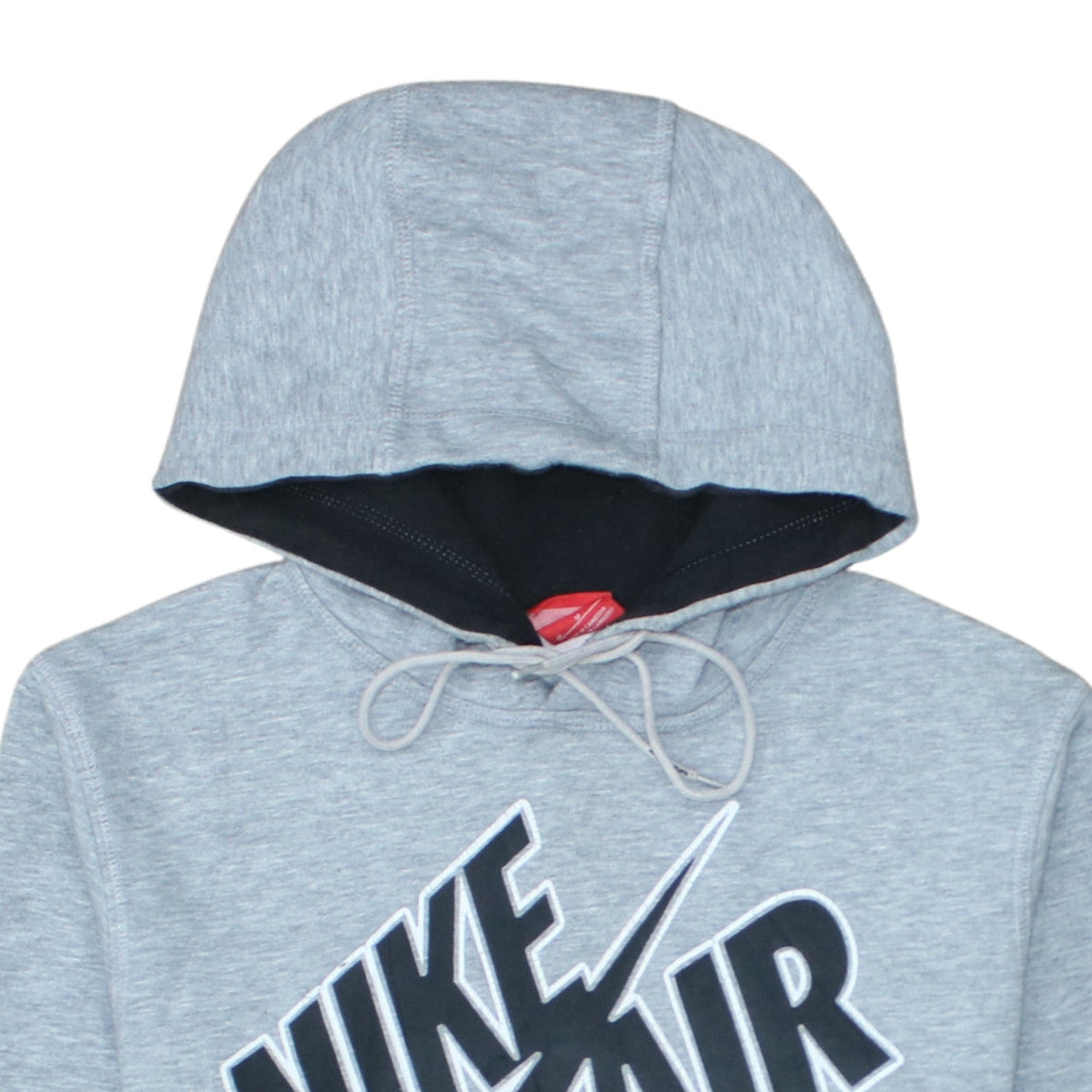 Nike Air Mens Grey Hoodie Medium Pullover Logo Sweatshirt