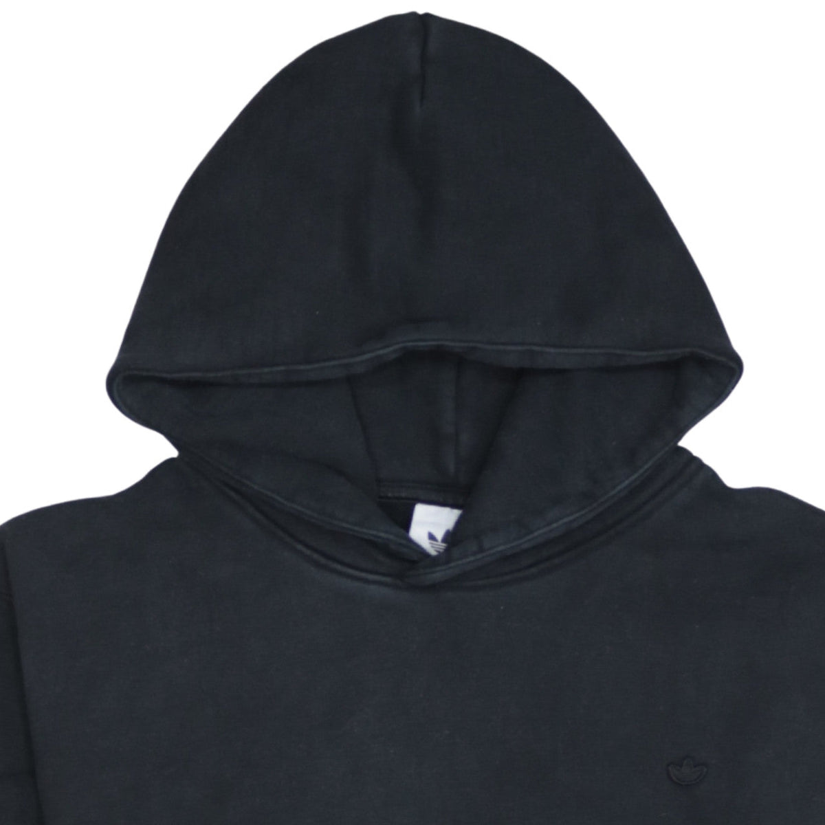 adidas Men Black Pullover Hoodie Medium Fleece Sportswear