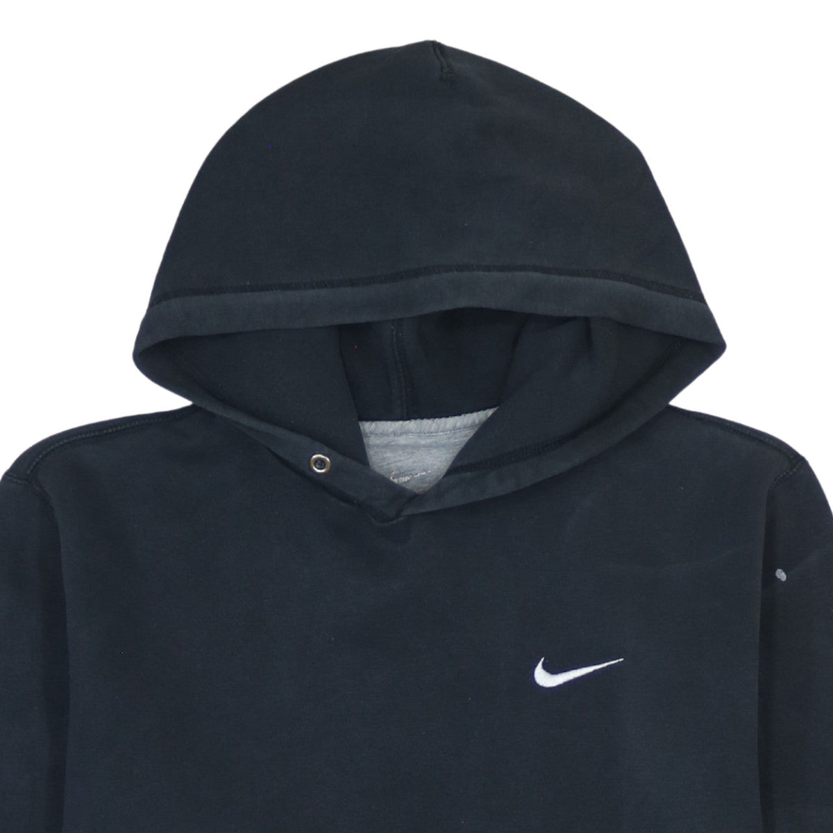 Nike Men's Black Pullover Hoodie M Logo Fleece Sweatshirt