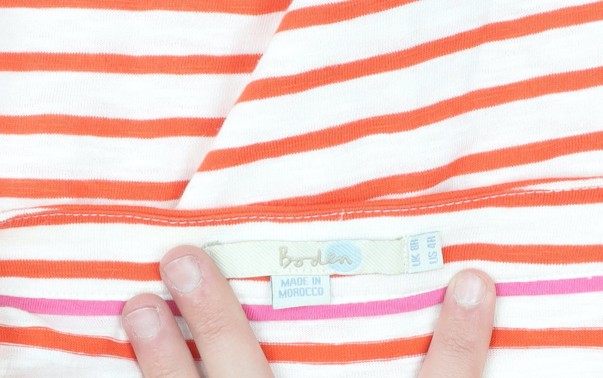 Boden Women’s Multicoloured Striped Cotton Tank Dress Size 8