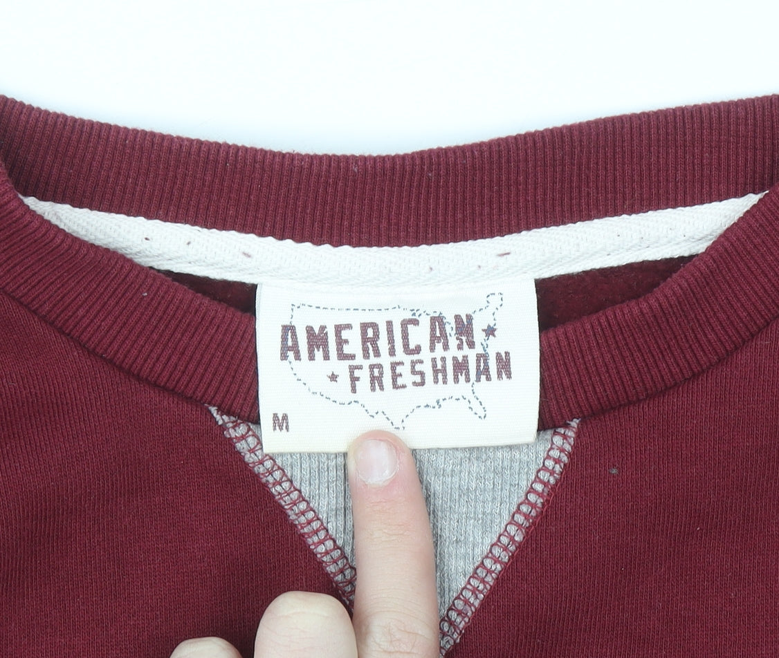 American Freshman Women's Burgundy Boston College Pullover Sweatshirt M