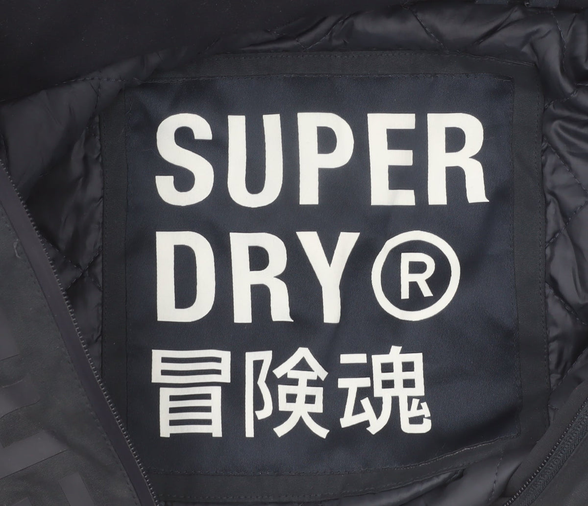 Superdry Men's Blue 2XL Hooded Lined Parka Jacket