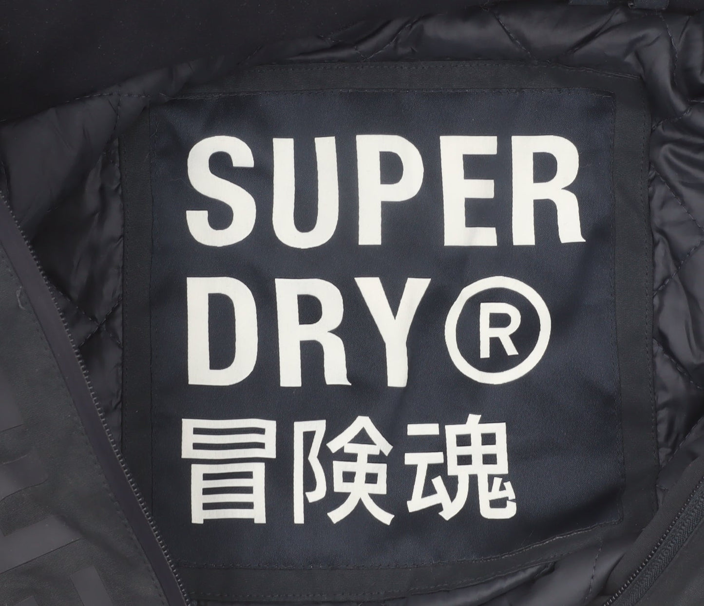 Superdry Men's Blue 2XL Hooded Lined Parka Jacket